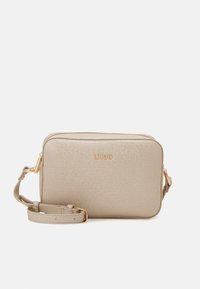 LIU JO - CROSSBODY  - Axelremsväska - light gold Miniatyrbild 1