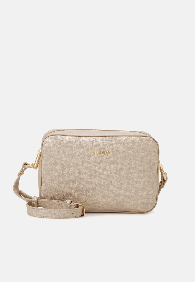 LIU JO - CROSSBODY  - Axelremsväska - light gold, Förstora