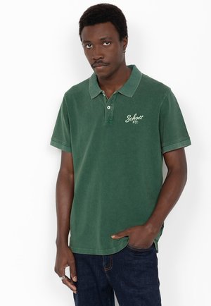 Schott POLO AVEC LOGO RÉTRO - Polo - vert