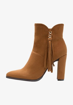 Anna Field High Heel Stiefelette - cognac
