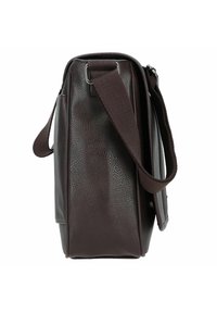 Ted Baker HOUSE CHECK MESSENGER  - Notebooktasche - brn choc
