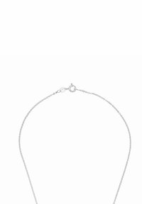 Silverfärgad kedja med en delikat, rund länkdesign. Utformad med en karbinhake och en slät finish. Längden är justerbar.