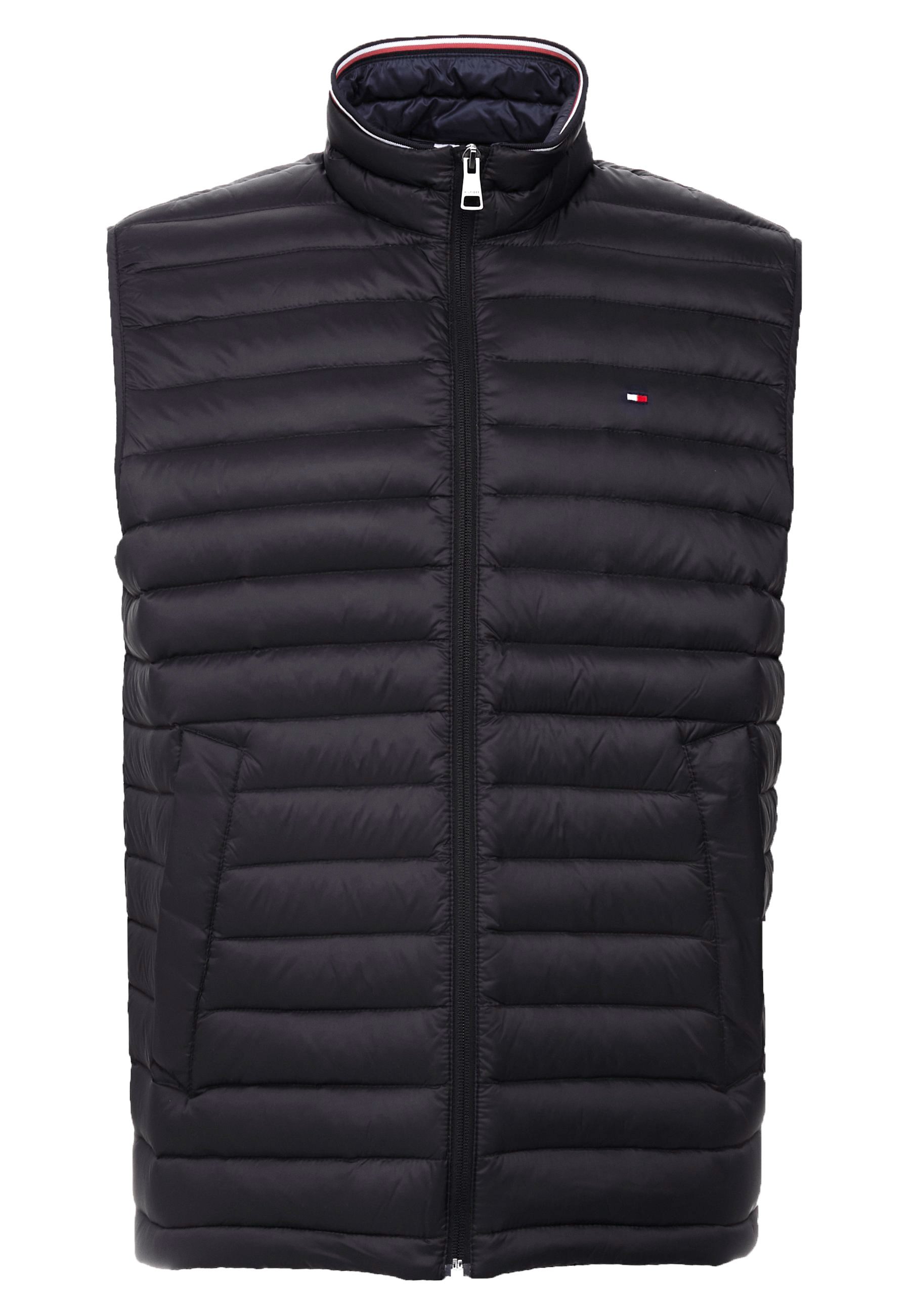 black tommy hilfiger body warmer