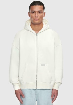 Bazix Republiq SUPER HEAVY - Sweatjacke - creamwhite