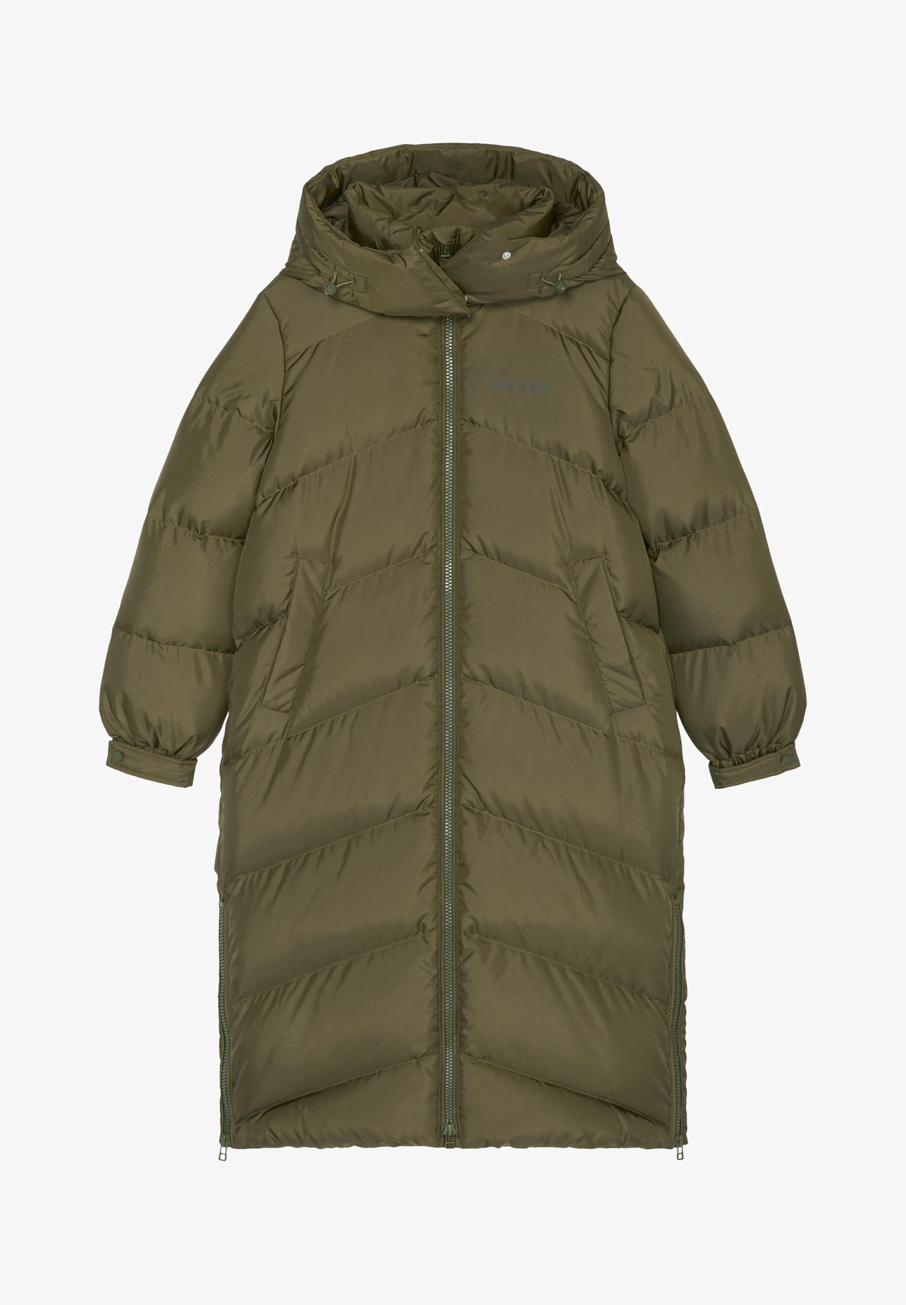 Puffer Coat Puffer Mantel Marco Polo Olive Parka Grüner