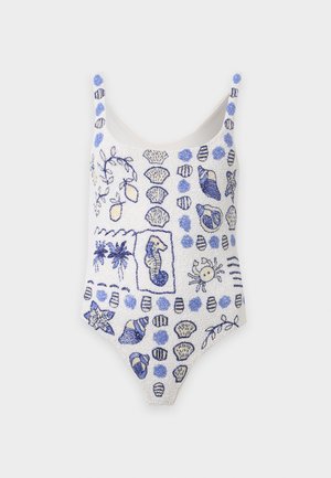 OCEANUS, MARIE SEA SWIMSUIT - Swimsuit - white/blue