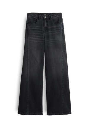 OPUS MID RISE LONG PALAZZO FIT - Relaxed fit jeans - mid iconic grey