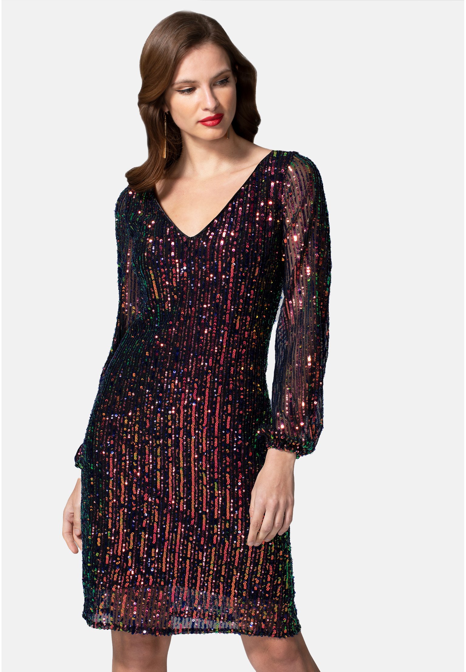 robe soiree sequins