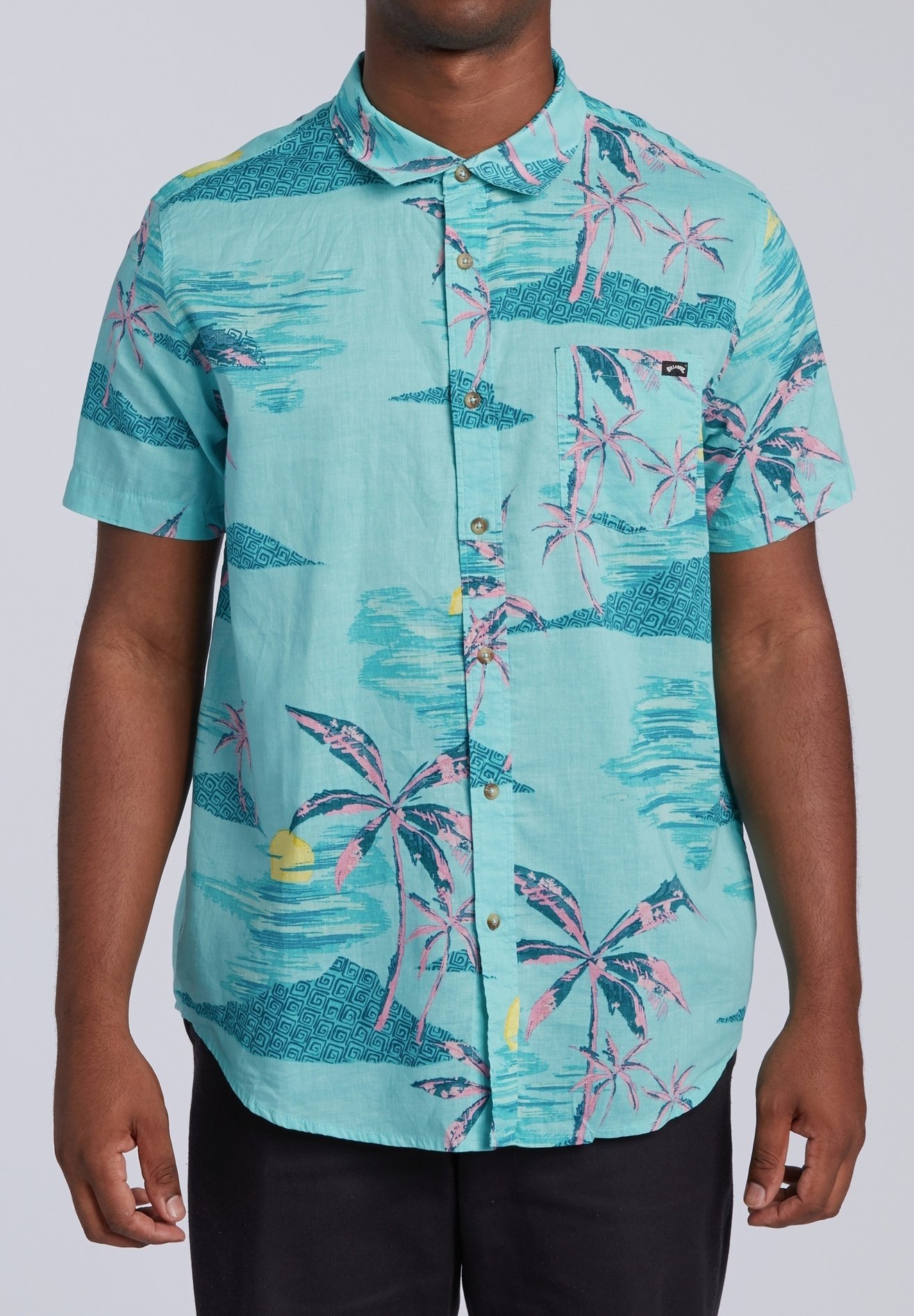 Billabong SUNDAYS FLORAL - Hemd - mint/grün