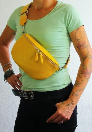 DrachenLeder TOSCANTO  - Schoudertas - gelb