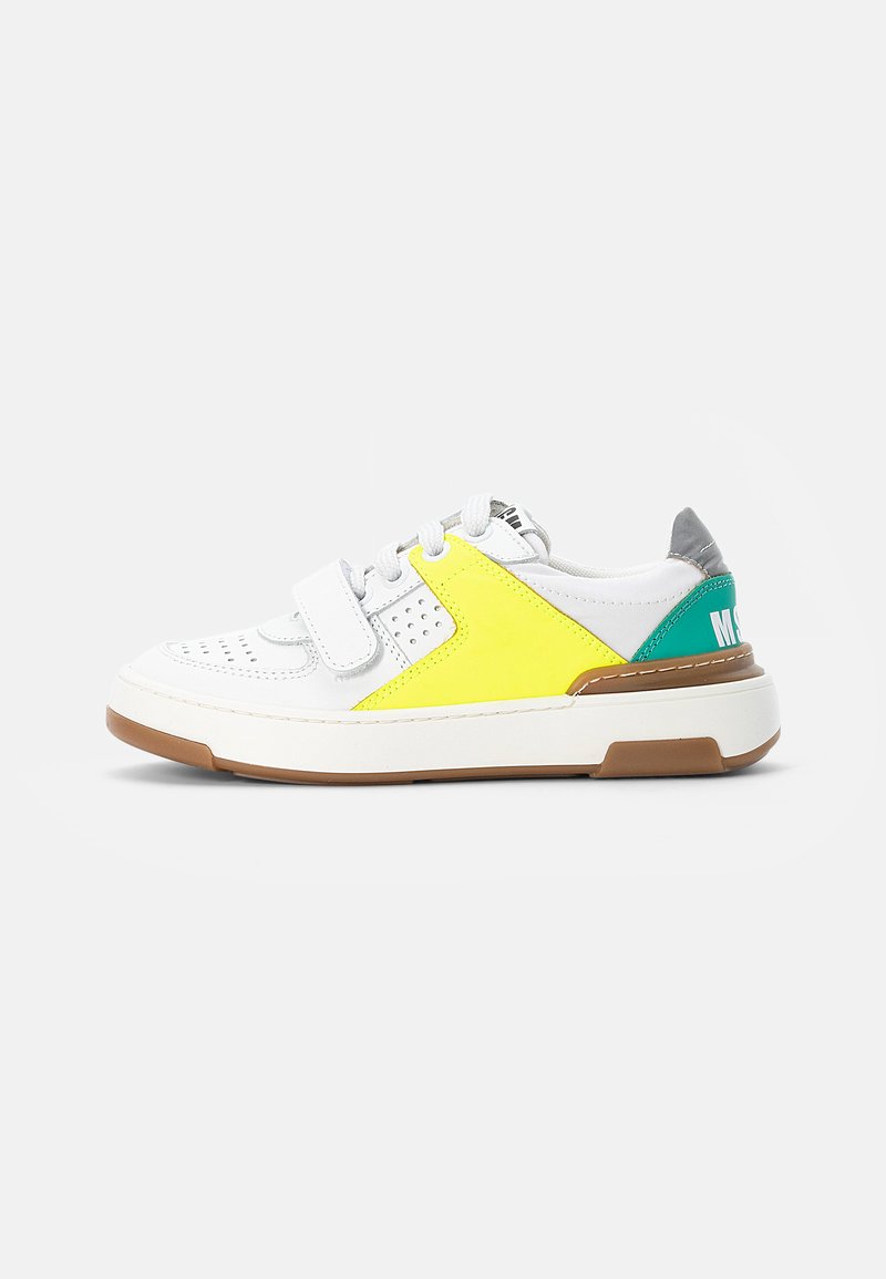 Kinder Sneaker | MSGM Sneaker low white/neon yellow/light green/weiß - LC16588 Kinder Sneaker | MSGM Sneaker low white/neon yellow/light green/weiß - LC16588