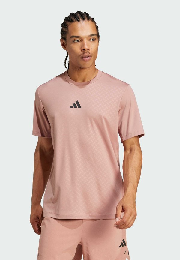 POWER TEE - Sports T-shirt - warm clay