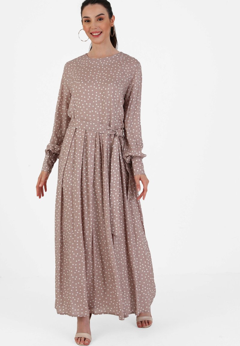 Modanisa TAVIN  - Robe longue - mink