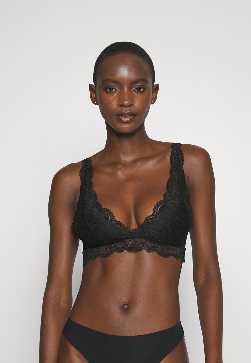ONLY ONLESTHER TRIANGLE PADDED BRA - Triangle bra - black - Zalando.ie