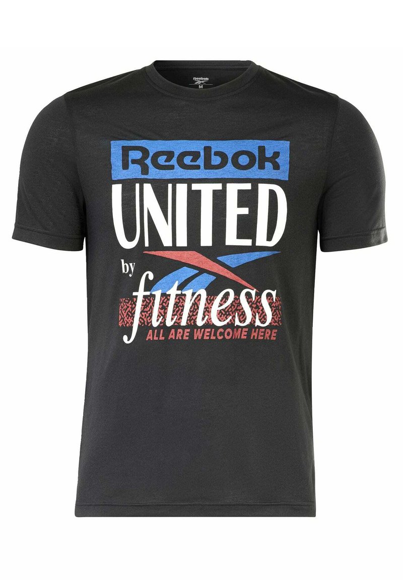 Herren Shirts | Reebok T-Shirt print black/schwarz - OB21240 Herren Shirts | Reebok T-Shirt print black/schwarz - OB21240