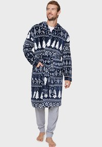 Threadbare PISCES ROBE - Badjas - navy