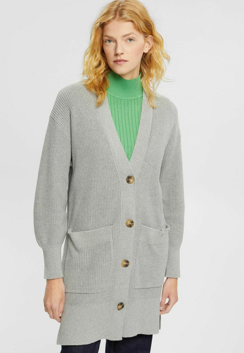 edc by Esprit LANGER Vest medium grey/grijs Zalando.nl