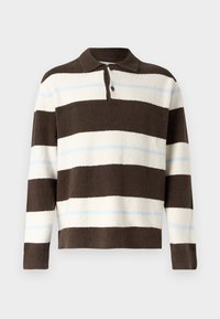 Niewybrane, dark brown/white