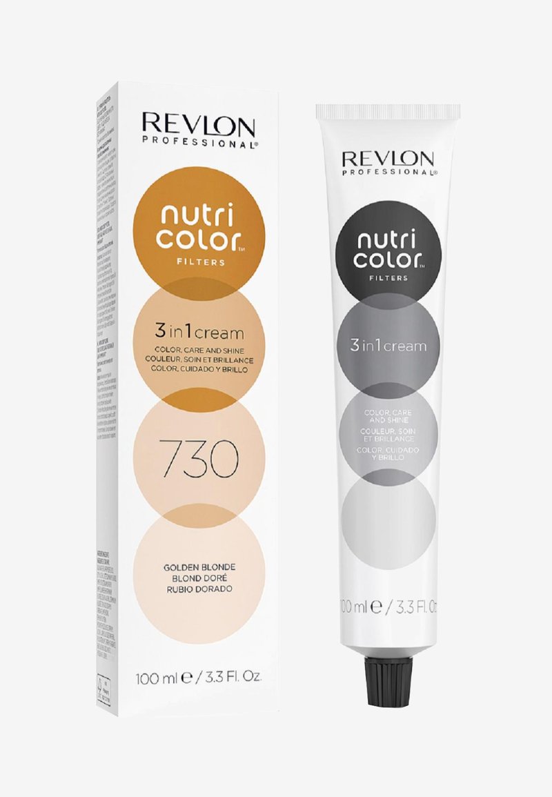 Revlon Professional - NUTRI COLOR™ FILTERS 3 IN 1 CREAM COLOR CARE AND SHINE SEMI PERMANENT - Après-shampoing - golden blonde, Agrandir