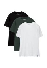 REGULAR FIT - 3 PACK  - Tricou basic - dark green
