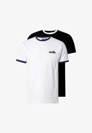 Ellesse, ELLESSE T-SHIRT MEDUNO KURZARMSHIRT 2ER PACK - Print T-shirt - black