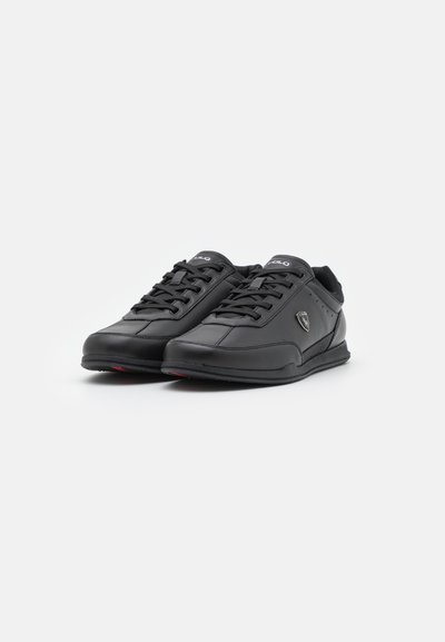 Polo Ralph Lauren IRVINE LEATHER TRAINER - Sneakers low - black