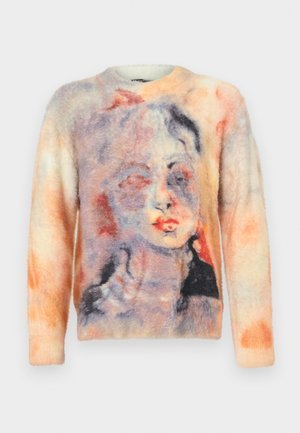 WATERCOLOR FACE SWEATER - Πουλόβερ - multi-coloured