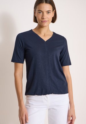 Cecil, KURZARM T-SHIRT IM TUNIKA-LOOK - Camiseta estampada - universal blue