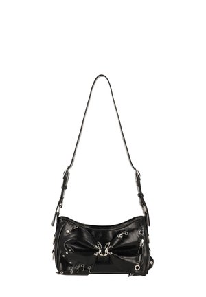 Keresztpántos táska - black