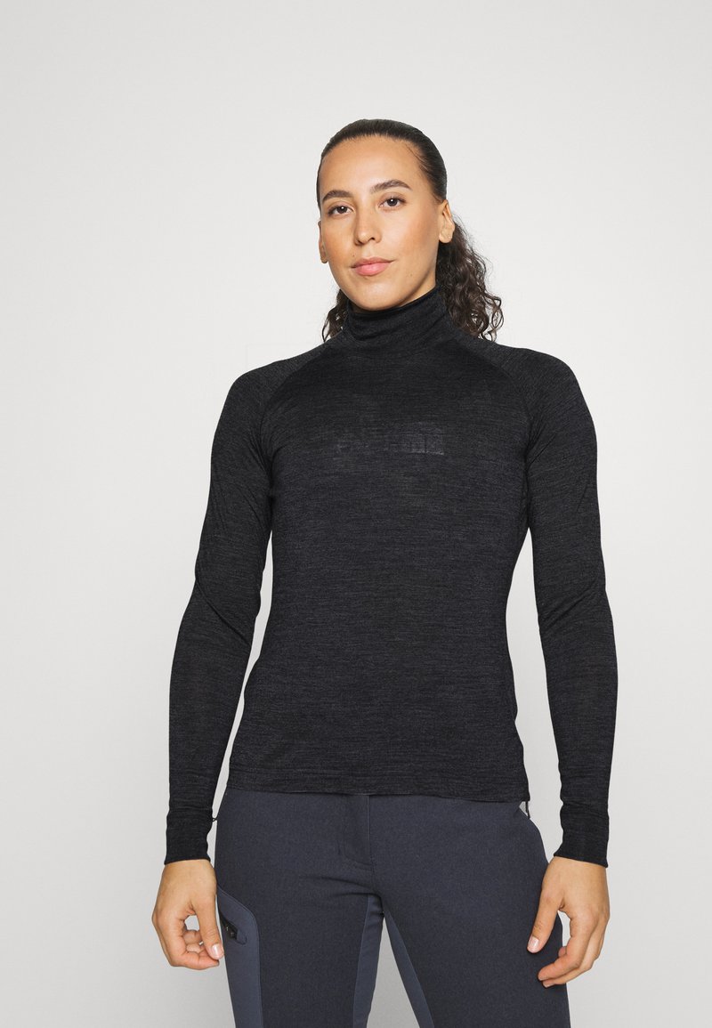 Houdini ACTIVIST TURTLENECK - Strickpullover - true black/schwarz ...