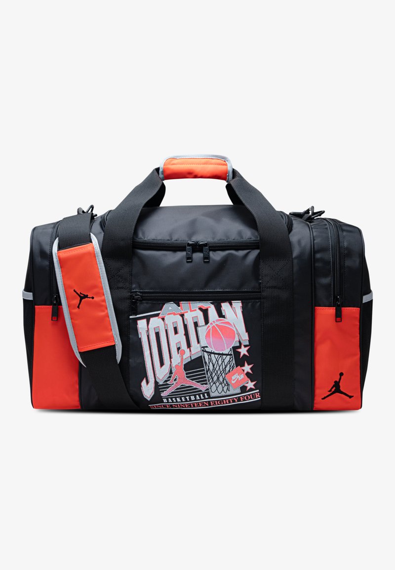 Jordan JAM 84 DUFFLE - Športová taška - black/infrared