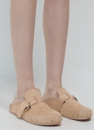 Calliope Pantolette flach - beige
