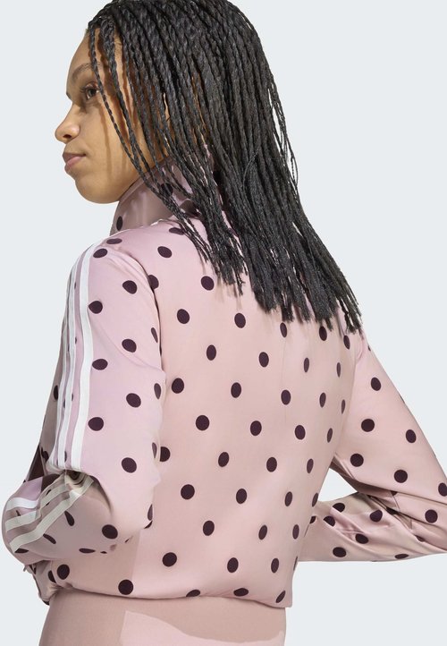 adidas Satin Polka Dots TT Track Top Asia Sizing 'Dual Lilac' (Women's) — foto 4