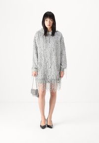 Elisabetta Franchi WOMENS DRESS - Koktailové šaty/večierkové šaty - silver/grigio