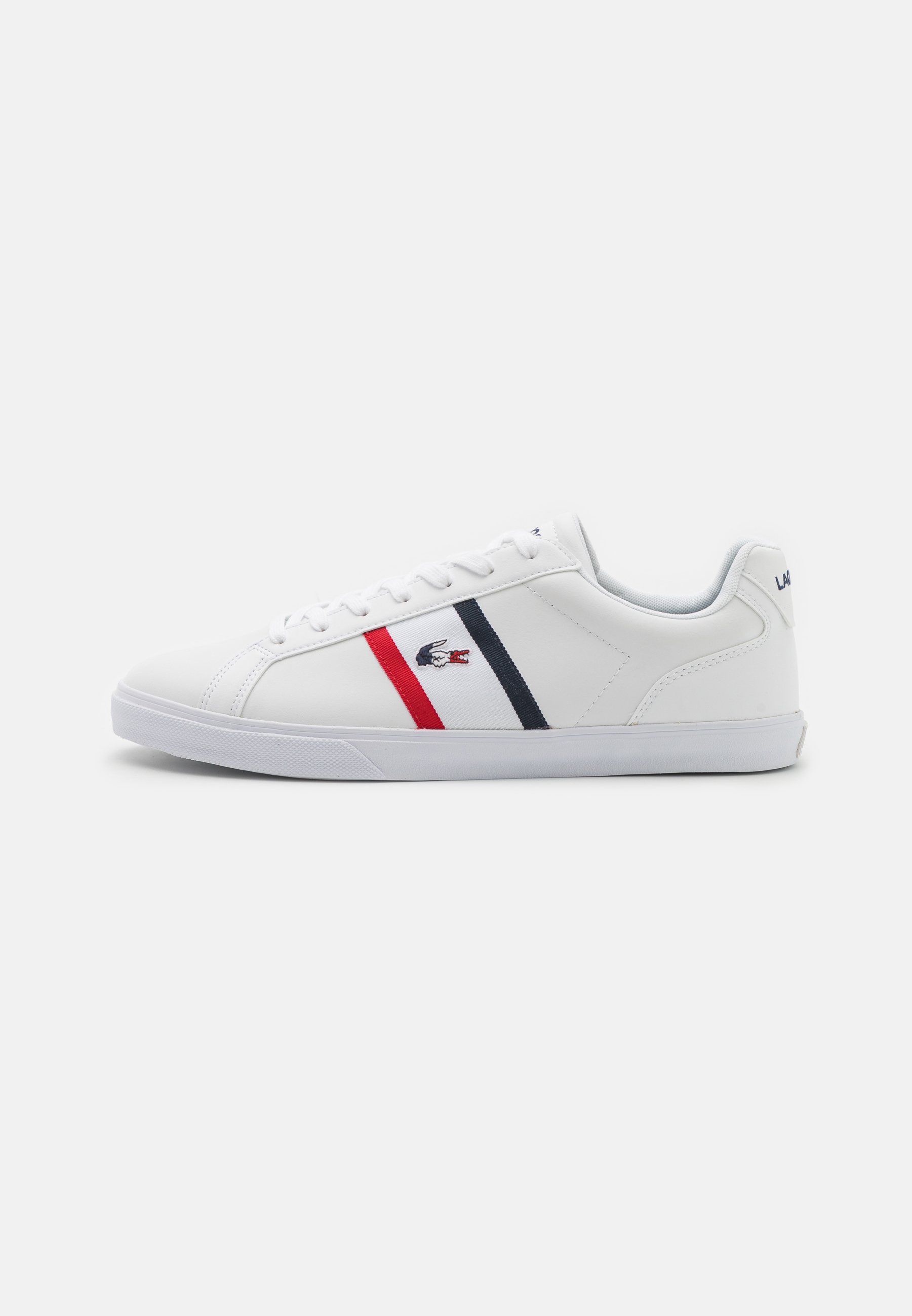 lacoste lerond white navy