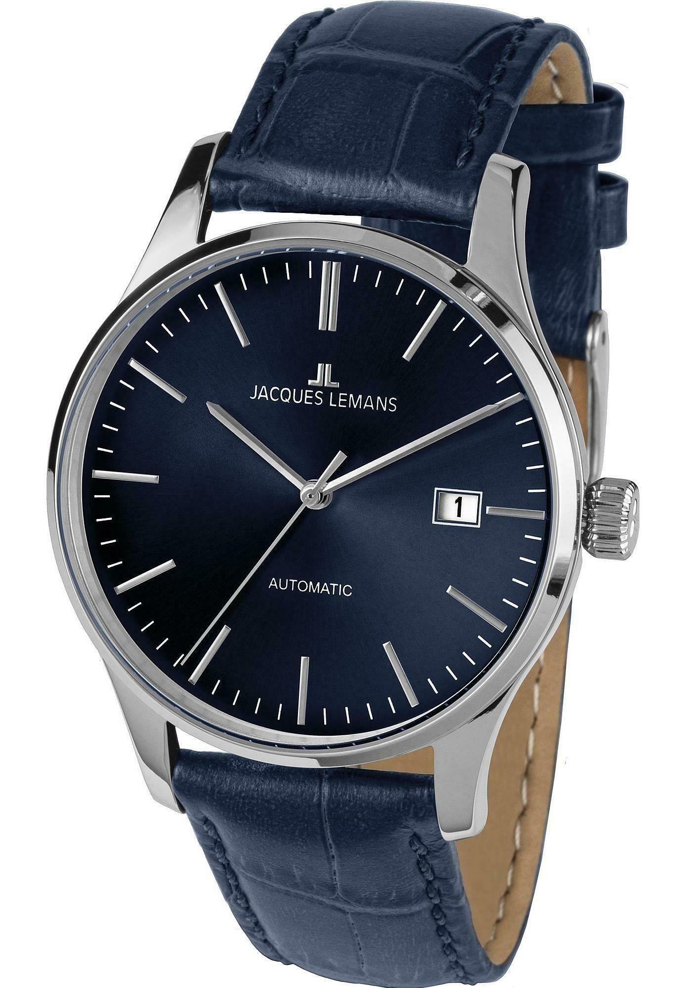Lemans Herren Armbanduhr Jacques Lemans Herrenuhr Blau Jack Leman