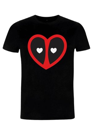 DEADPOOL DEADPOOL HEART LOGO - T-Shirt print - black