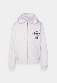 Tommy Jeans Sudadera con cremallera - mottled grey