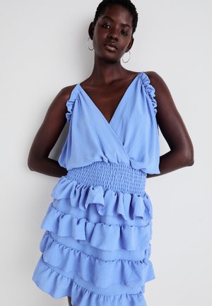 CRUISE SANJILA RUFFLE DRESS - Koktailové šaty/večierkové šaty - denim blue