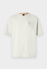 VOYAGE - Nyomott mintás póló - light beige
