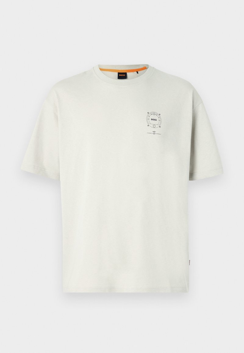 Boss T-shirt print beige Boss T-shirt print beige