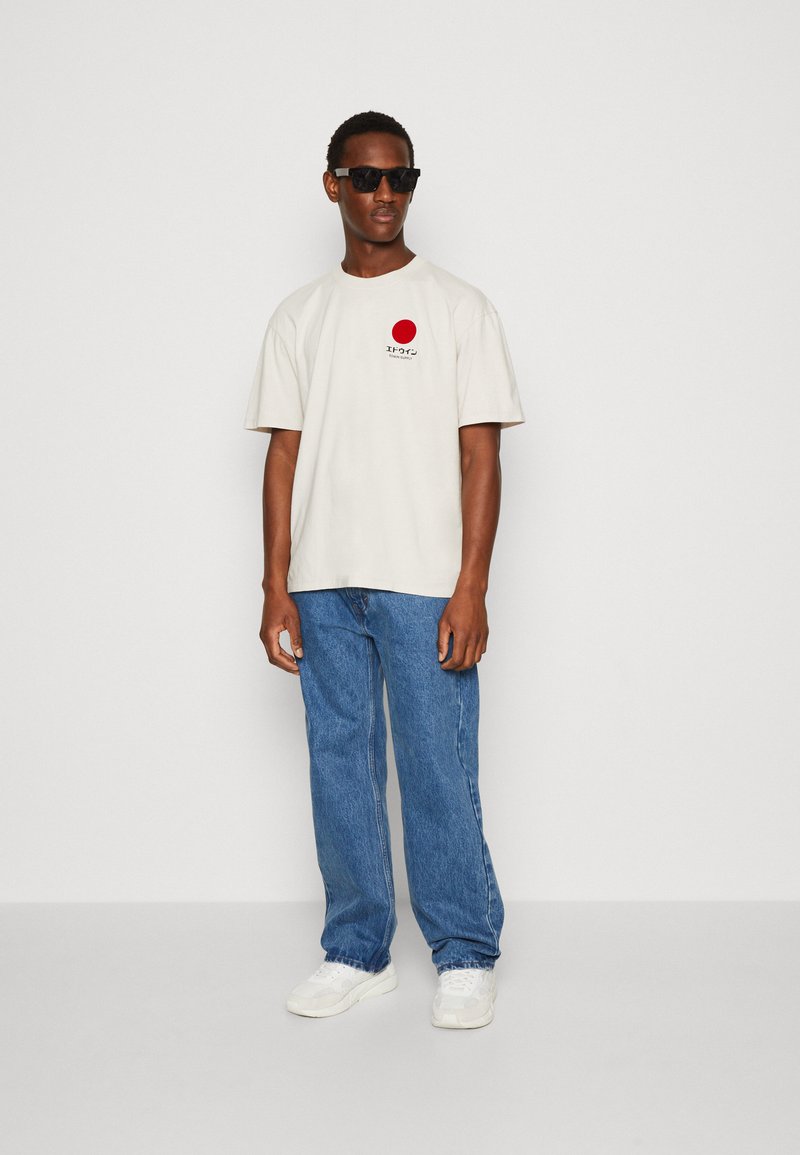 Edwin Tshirt z nadrukiem/piaskowy Zalando.pl