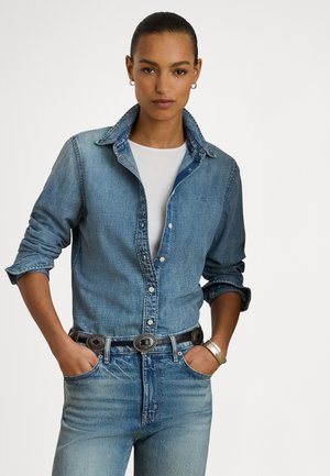 CLASSIC FIT DENIM SHIRT - Skjorter - odwin wash