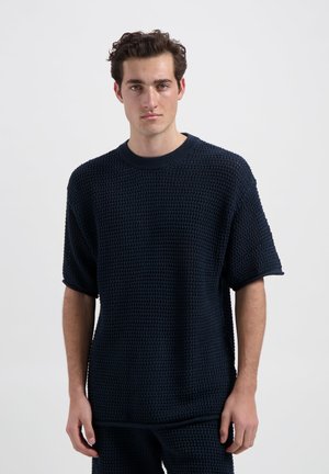 T-Shirt print - navy