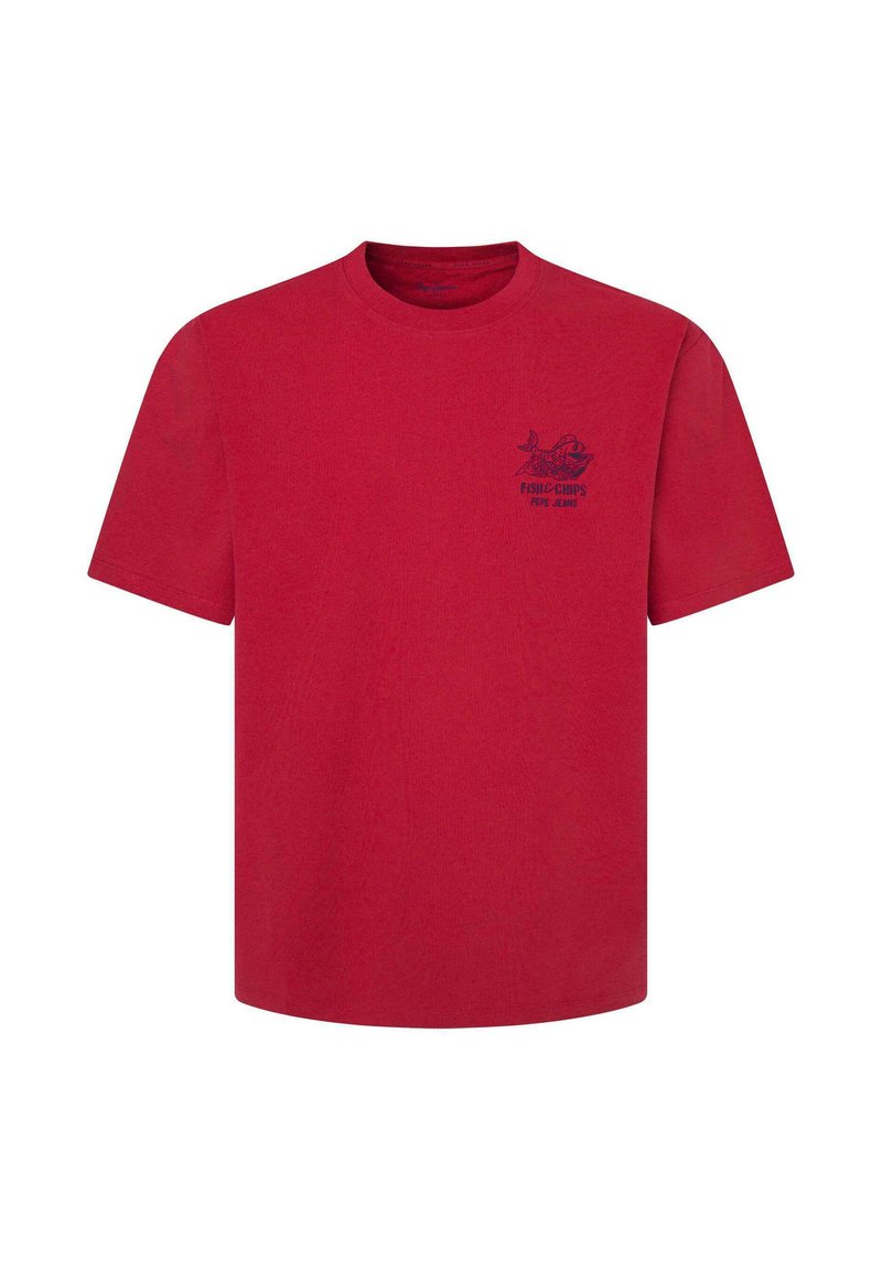 Pepe Jeans T-shirt print rood