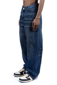 FAVELA HEAVY BAGGY - Baggy jeans - blue dirt washed