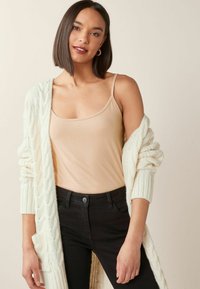THIN STRAP - Top - natural tan