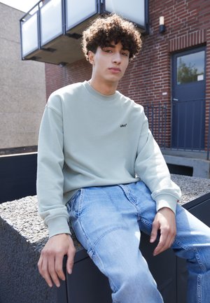 RED TAB CREW - Sweatshirt - seagrass