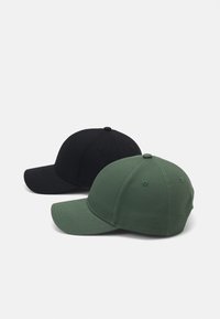 Jack & Jones JACPLAIN BASEBALL 2 PACK - Casquette - black/laurel wreath