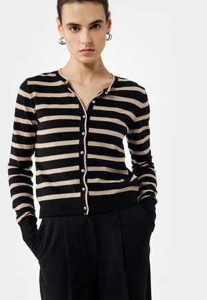 STRIPED  - Kofta - brown